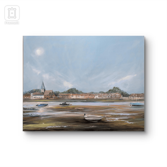 Hazy sky over Bosham
