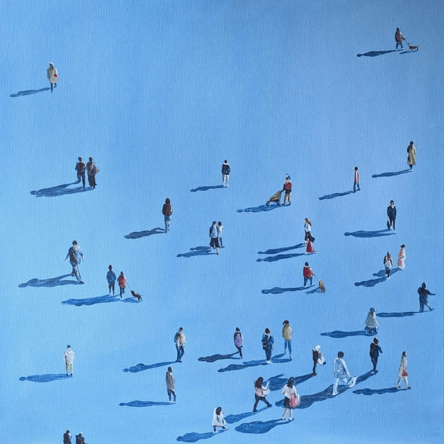 People watching