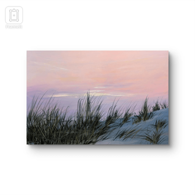 Night fall on the dunes
