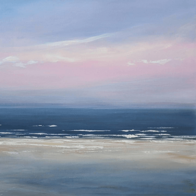 Twilight on the beach 
