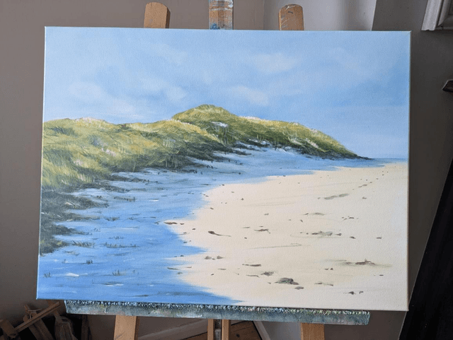 Sunlit dunes