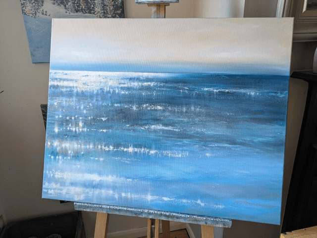 Shimmering sea 