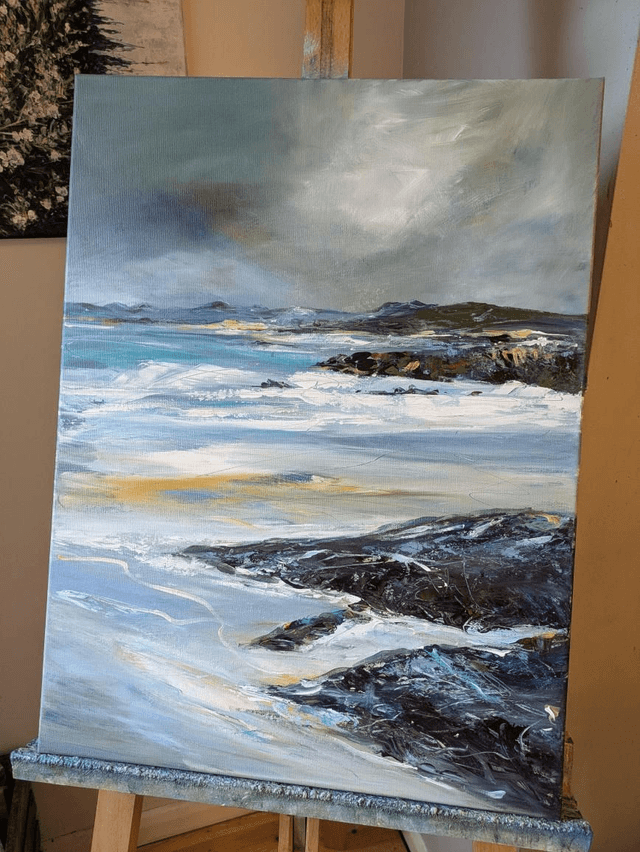 Stormy Traigh Bheag, Isle of Harris
