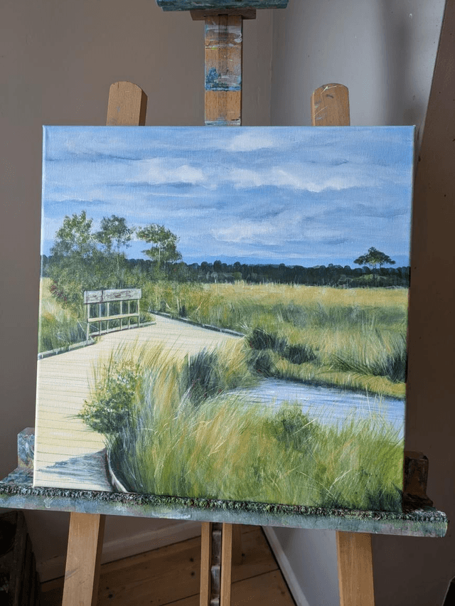 Grasses on the boardwalk
