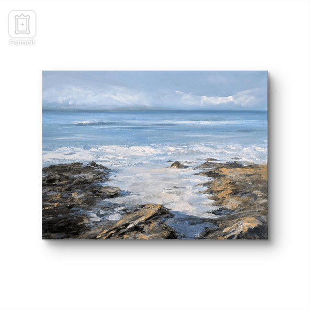 Between the rocks 