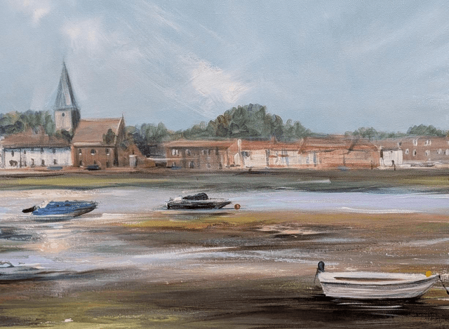 Hazy sky over Bosham
