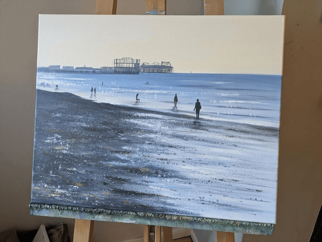 Low tide, Brighton beach