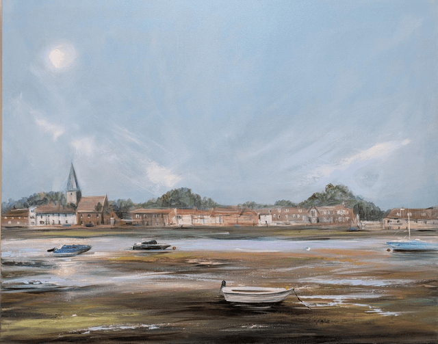 Hazy sky over Bosham
