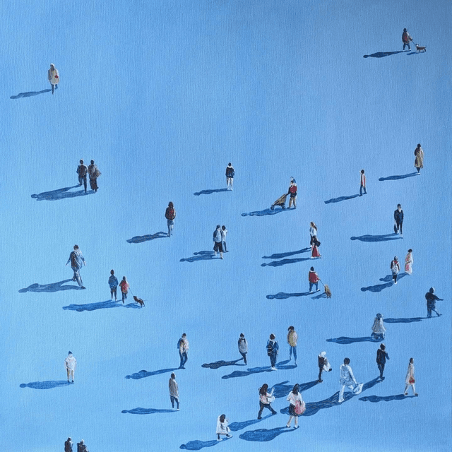 People watching