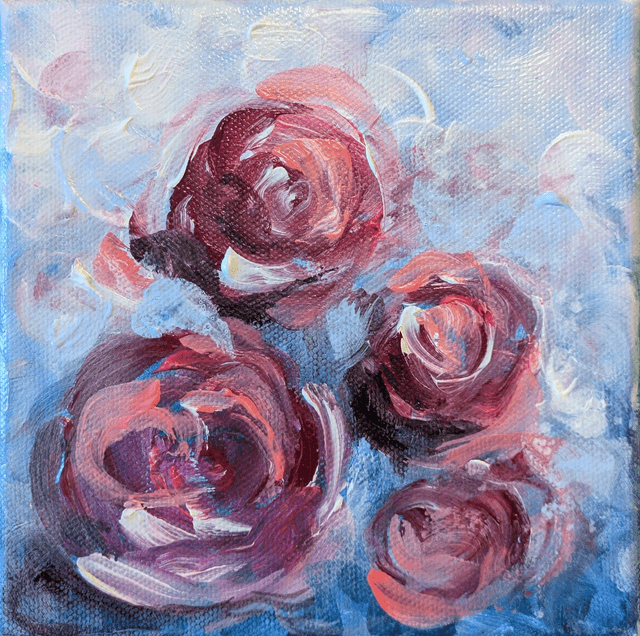 Small rose painting 3
